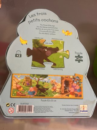 Pack Puzzles Caperucita Roja y Los Tres Cerditos