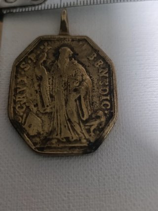 Medalla San Benito Siglo XVIII
