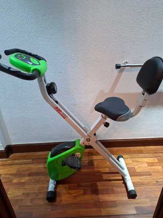Bicicleta Estática Plegable Verde