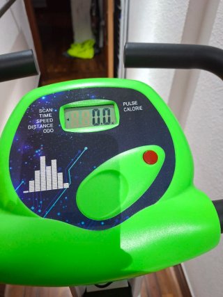 Bicicleta Estática Plegable Verde