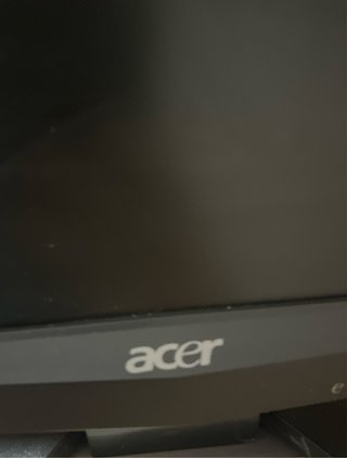 Monitor Acer X193HQ Negro de 18,5 pulgadas.