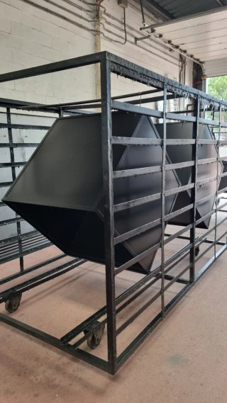Servicio de pintura al horno