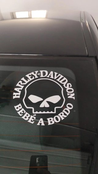 Pegatina Harley Davidson Bebé a Bordo