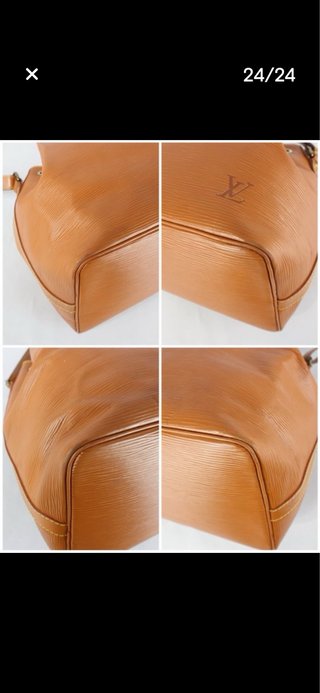 Bolso Louis Vuitton Petit Noe color caramelo