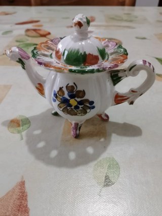 Mini Teiera Decorata Fiori