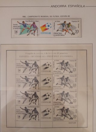 Andorra Español MNH 1963/1995+REGALO Álbum y Hojas
