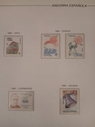 Andorra Español MNH 1963/1995+REGALO Álbum y Hojas