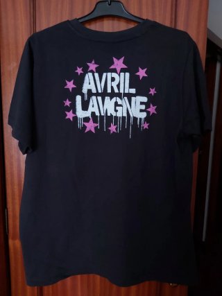 Avril Lavigne camiseta oversize calavera rosa S/L