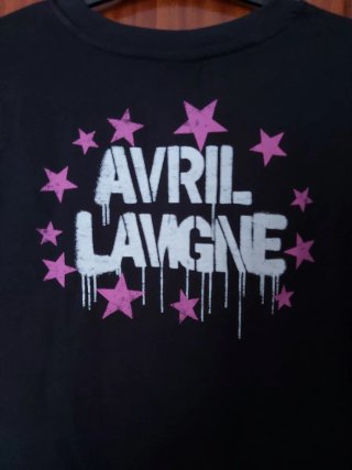 Avril Lavigne camiseta oversize calavera rosa S/L