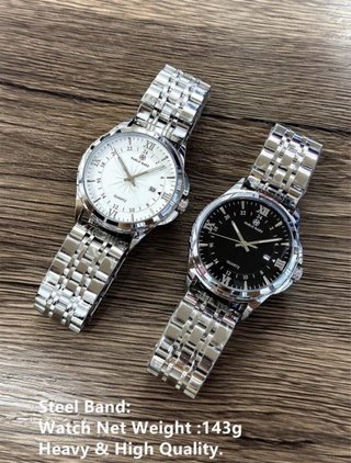 Reloj Pablo Raez Hombre Plata y Blanco