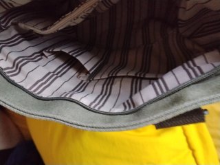 Bolso Mochila Verde y Marrón