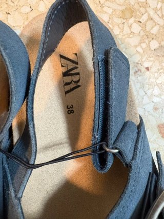 Sandalias Zara Azul Talla 38