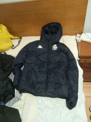 Cazadora deportiva azul marino