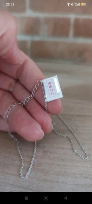 Conjunto Plata Ley Collar y Pendientes