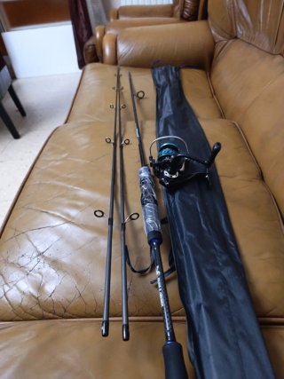 Caña Spinning 2.1m + Carrete + 2 Punteras