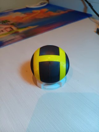 Ultra ball antiestrés de 5,4 cm con botón clicky