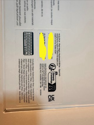 Magic Keyboard iPad Pro 11 Blanco