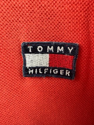 Polo Tommy Hilfiger Talla L Rojo
