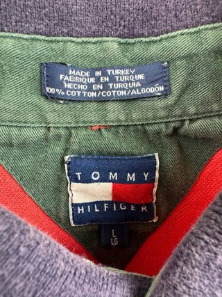 Polo Tommy Hilfiger Talla L Rojo