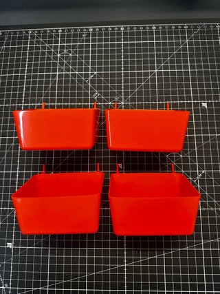 30 Ganchos para Panel Perforado + 4 cajas