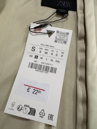 Corpiño crema satinado talla S