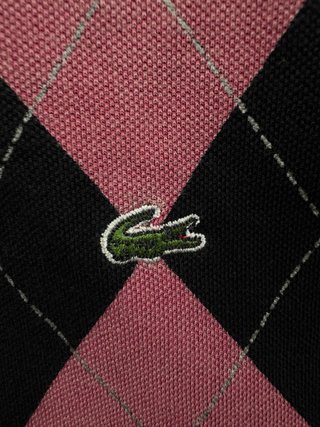 Polo Lacoste Negro Talla M