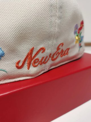 Gorra New Era 59FIFTY Flores Naranja/Blanco 7.1/2