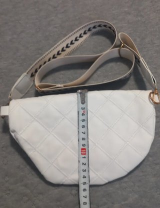 Riñonera+monedero,bandolera bolso blanco