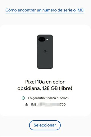 Movil Google Pixel 10a PRECINTADO