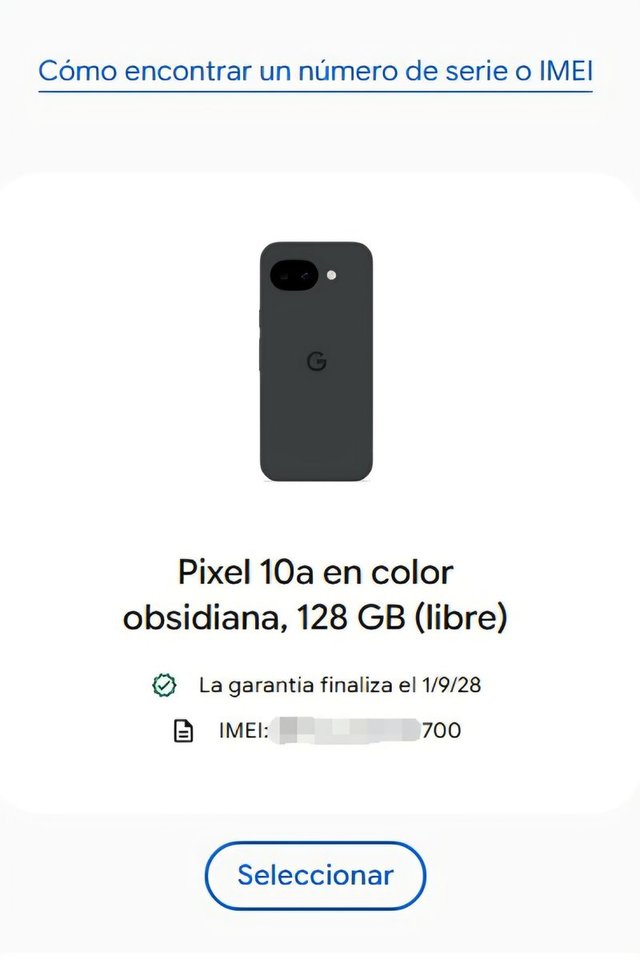 Movil Google Pixel 10a PRECINTADO