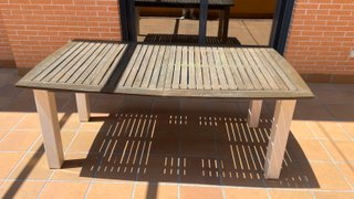 Mesa de terraza madera