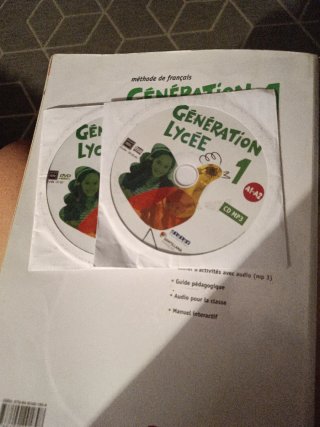 GENERATION LYCEE A1/A2 ELEVE+CD+DVD