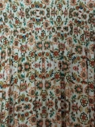 Vestido largo estampado floral