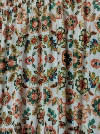 Vestido largo estampado floral