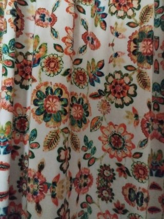 Vestido largo estampado floral