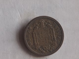 2 Monedas de 1 Peseta 1947 Estrella 52