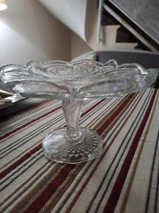 Frutero/Soporte Tarta Cristal Tallado