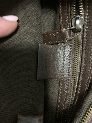 Borsa a tracolla Gucci Vintage Beige e Marrone