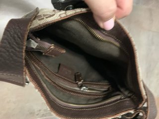 Borsa a tracolla Gucci Vintage Beige e Marrone