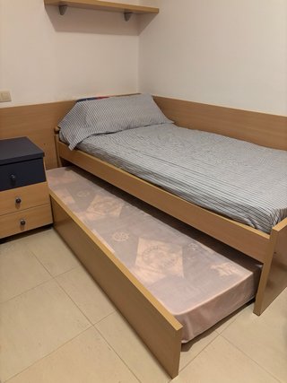 Habitación: 2 camas nido y colchones
