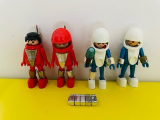 4 Astronautas PlaymoSpace antiguos