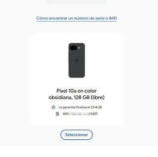Movil Google Pixel 10A 128GB COMO NUEVO