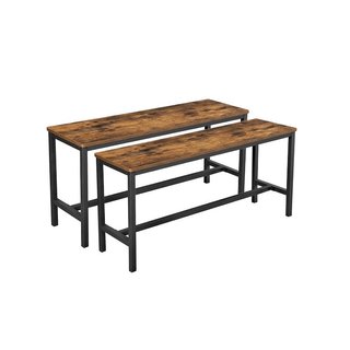 Set di 2 Panche da Tavolo · Metallo · Tavoli