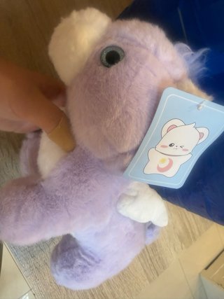 Peluche Unicornio Morado con Estrellas