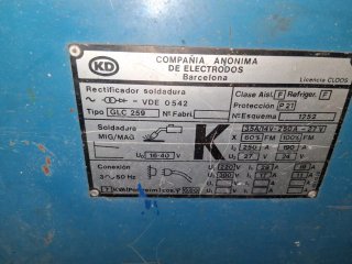 Soldadora KD CK669 GLC 250