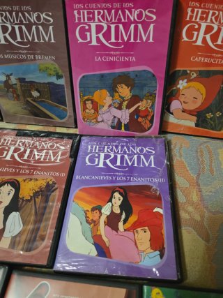 DVD Cuentos Hermanos Grimm (Español)