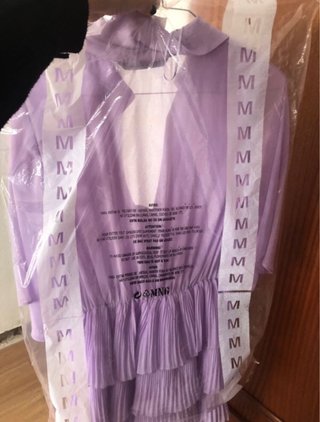 Vestido lila Zara