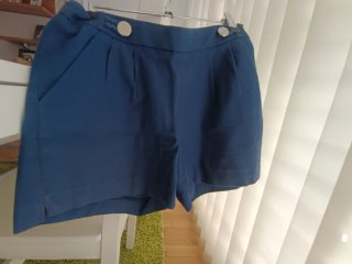 Pantalón corto azul