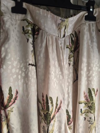 Conjunto mujer top fucsia Zara  y pantalón gisela