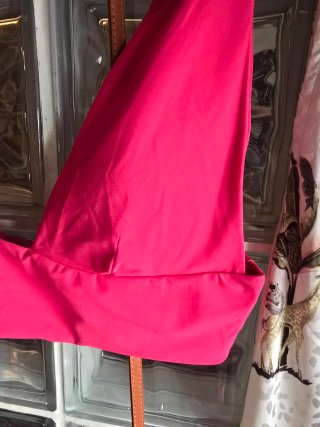Conjunto mujer top fucsia Zara  y pantalón gisela
